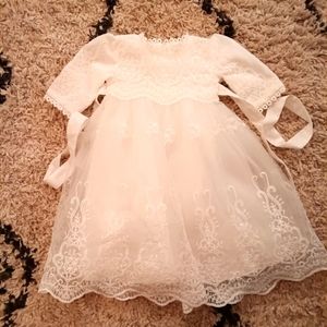 Baptism gown, white, nwot